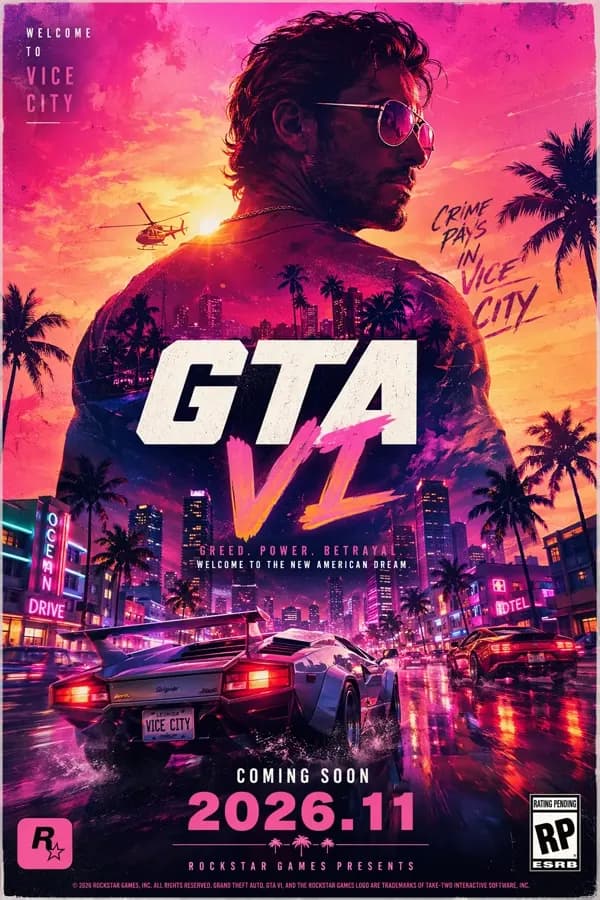 GTA VI fan poster